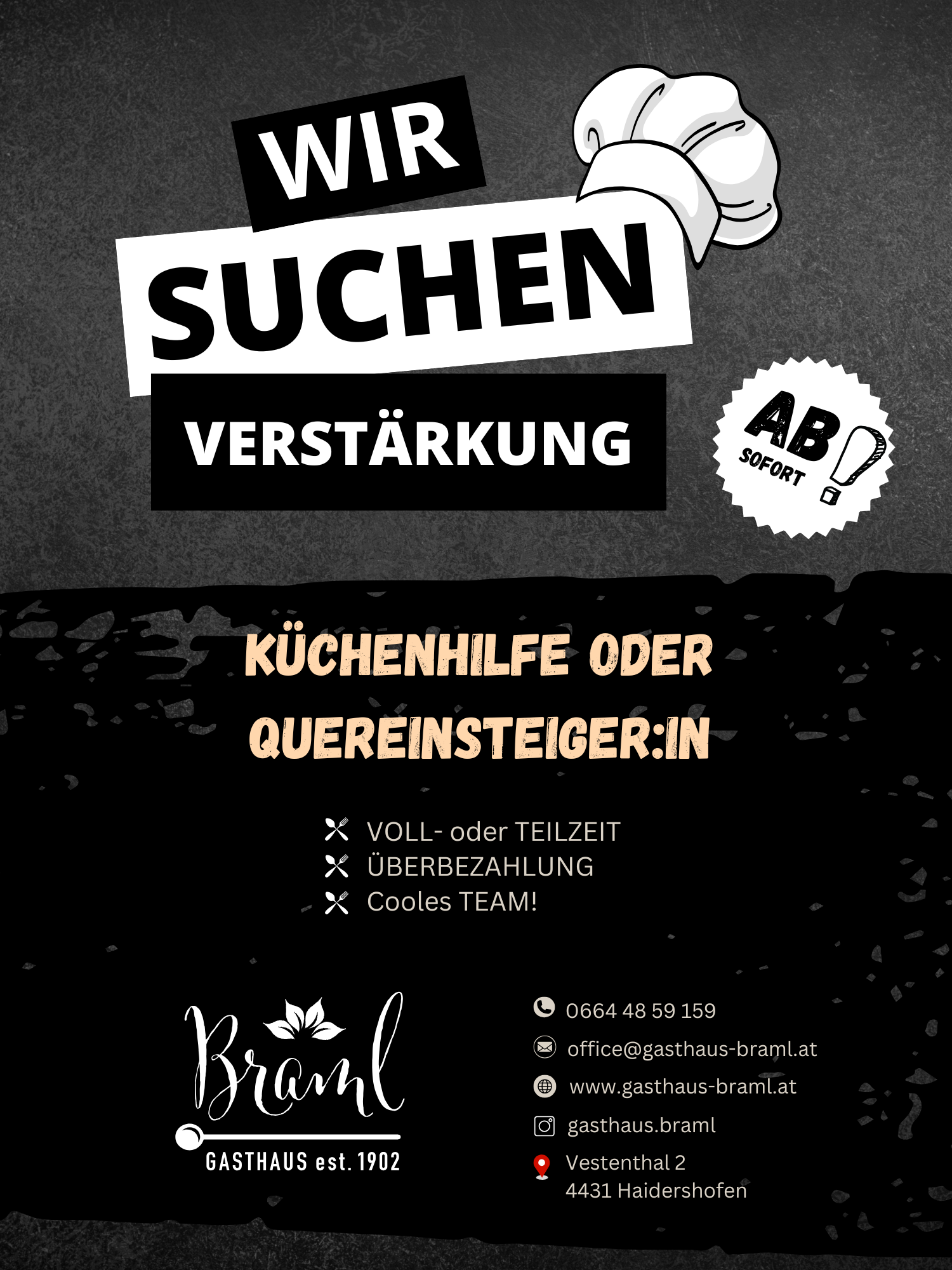 Kopie von Gasthaus Stellenausschreibung (15 x 20 cm) (3)